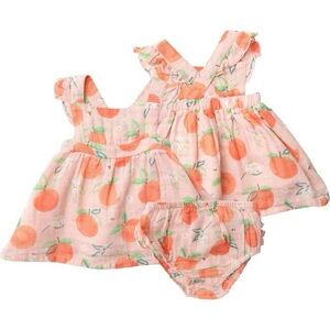 ANGEL DEAR

Peaches Pinafore Top & Bloomer